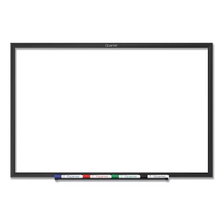 Quartet Melamine Dry Erase Board, 24"x18", White, Melamine, 18", 24", Aluminum Frame, White S531B